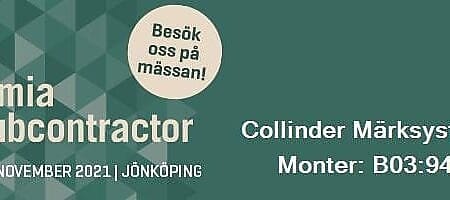 Elmia Subcontrator 9–12 nov