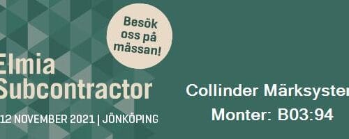 Elmia Subcontrator 9–12 nov