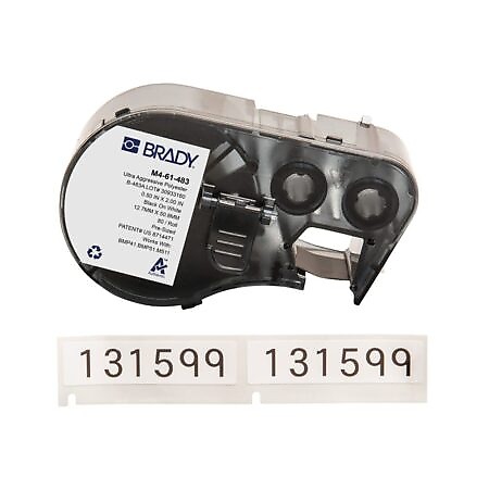 Hightack polyester labels