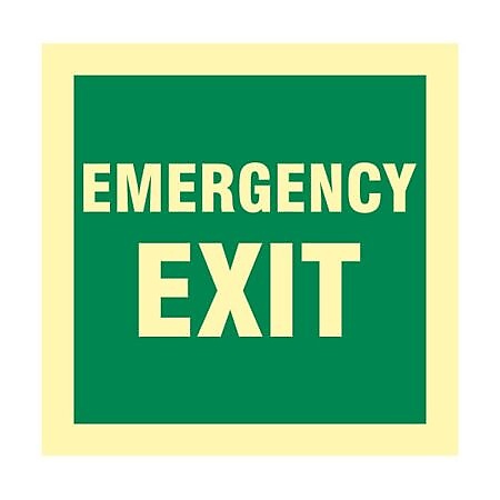 IMO Efterlysande SafeSign "Emergency Exit"