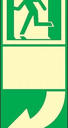 515 Arrow left (Door handle sticker) - Illuminated Door handle sticker XL