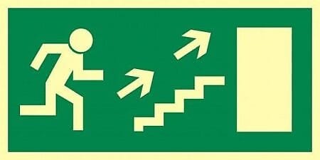 532 Utrymning trappa upp höger 532B/532C Efterlysande SafeSign