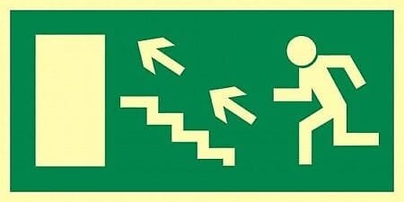 533 Utrymning trappa upp vänster 533B/533C Efterlysande SafeSign