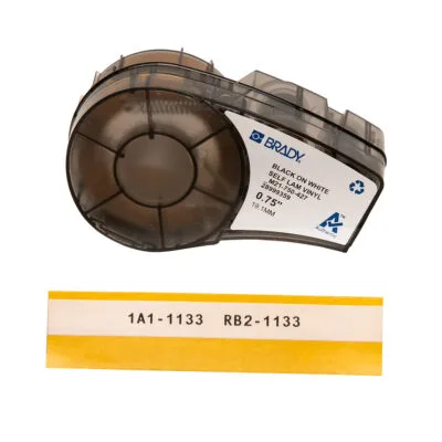 Vinyl cable label for M210/M211