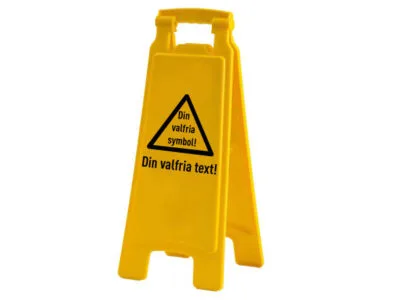 Floor sign with any symbol & text