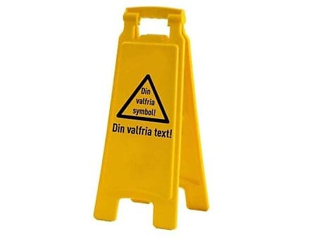 Floor sign with any symbol & text
