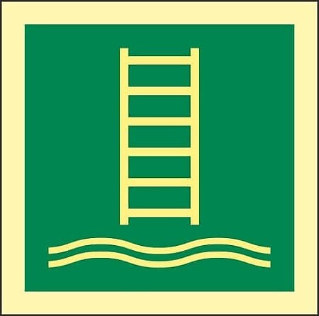 IMO Efterlysande SafeSign "Embarkation Ladder"