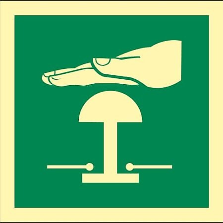 IMO Illuminated SafeSign "Emergency Stop"