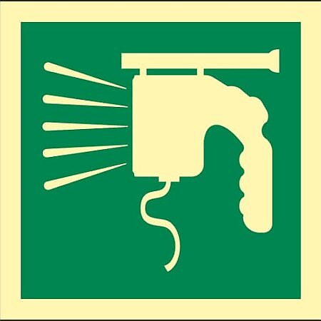 IMO Photoluminescent SafeSign "Aldis Lamp"