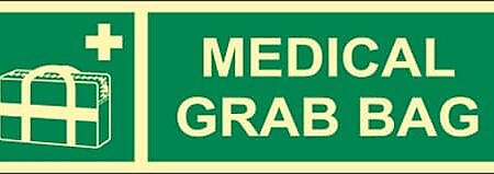 IMO Illuminated SafeSign "Medical grab bag"