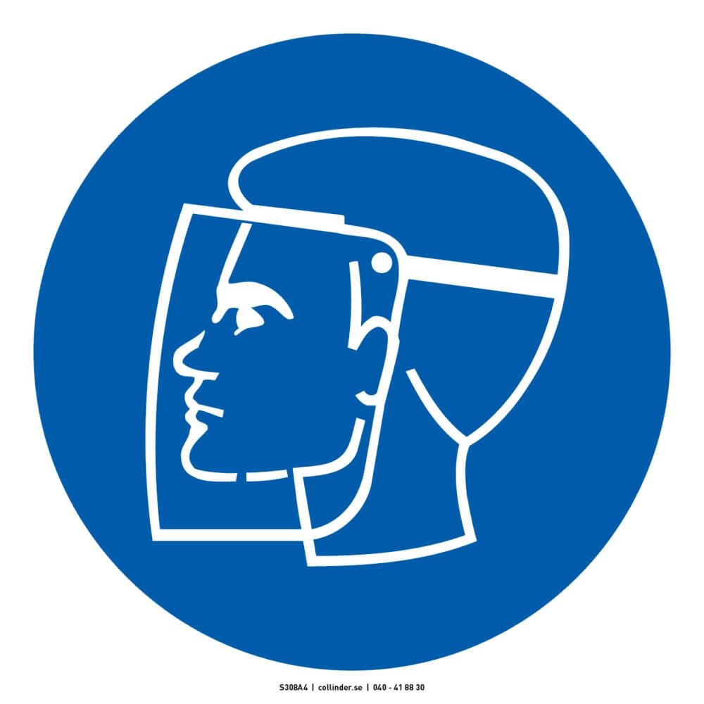 308 Face protection must be worn (AFS) 