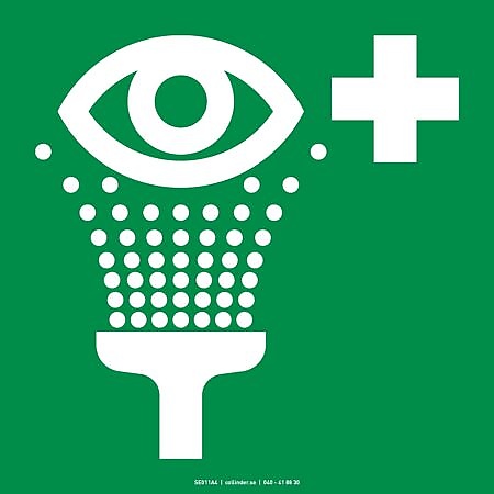 E011 Eyewash (ISO)