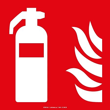 F001 Fire extinguisher (ISO)