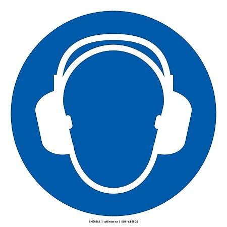 M003 Use hearing protection (ISO)