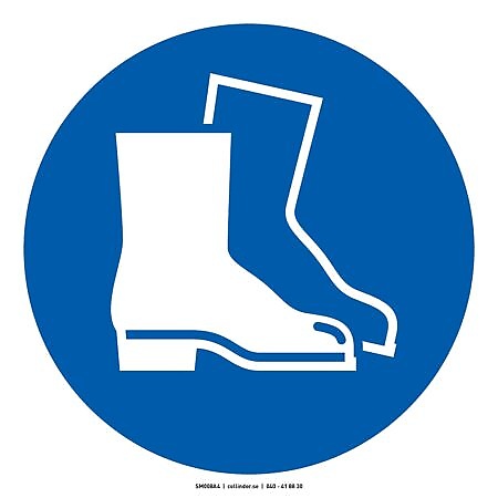M008 Wear safety shoes (ISO)