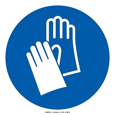 M009 Wear protective gloves (ISO)