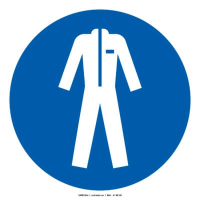 M010 Wear protective clothing (ISO)
