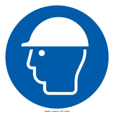 M014 Använd skyddshjälm (ISO)