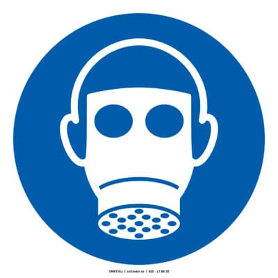 M017 Använd ansiktsskydd (ISO)