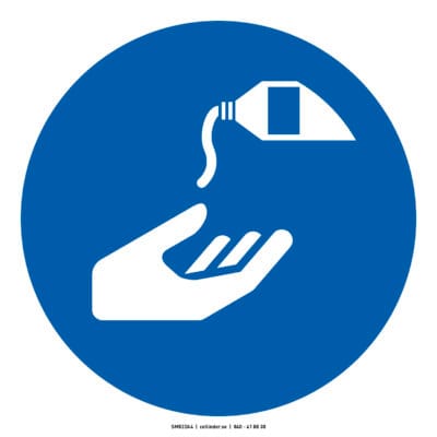 M022 Använd skyddskräm (ISO)