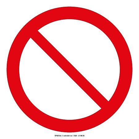 P001 General prohibition (ISO)