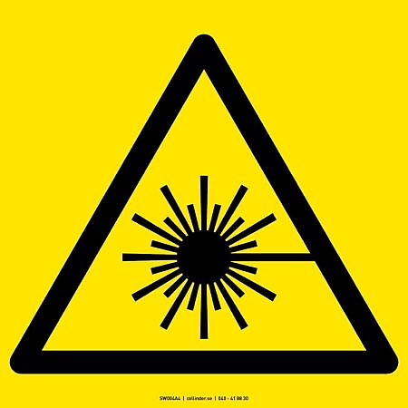 W004 Laser radiation (ISO)