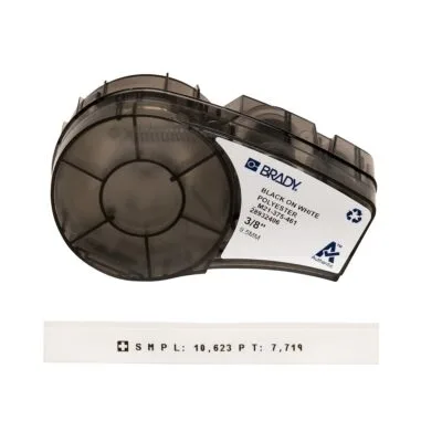 Self-laminating polyester labels for laboratory environment for M210/M211
