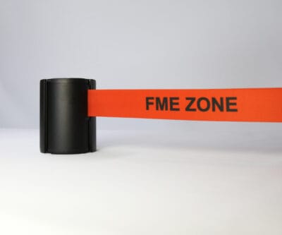 Avspärrningsband Beltrac® märkta med FME ZONE