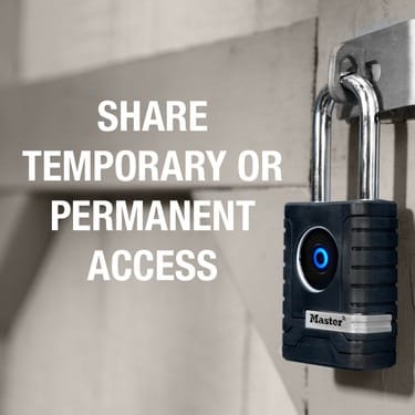 MasterLock® Smartphone Bluetooth outdoor padlock - Image 4