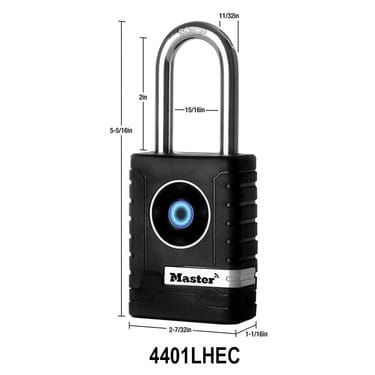 MasterLock® Smartphone Bluetooth outdoor padlock - Image 5