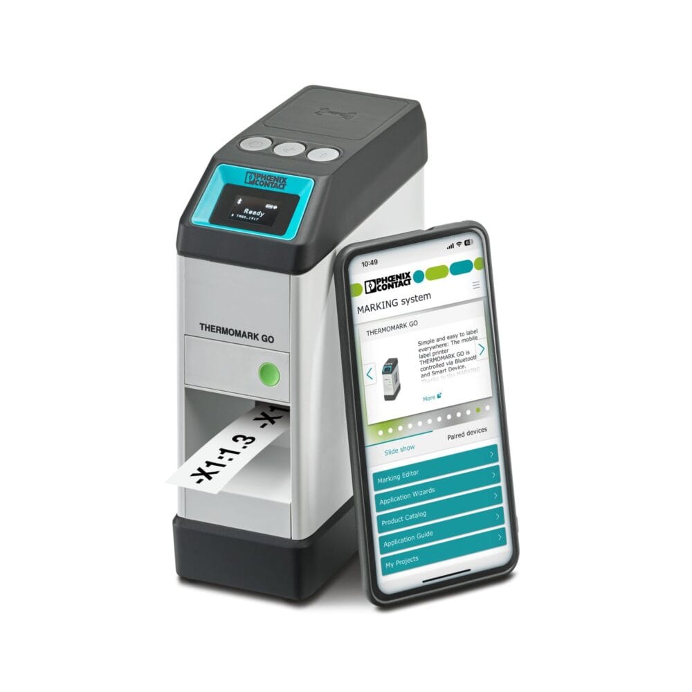 Cable labelling printer - mobile » Collinder® Labelling system