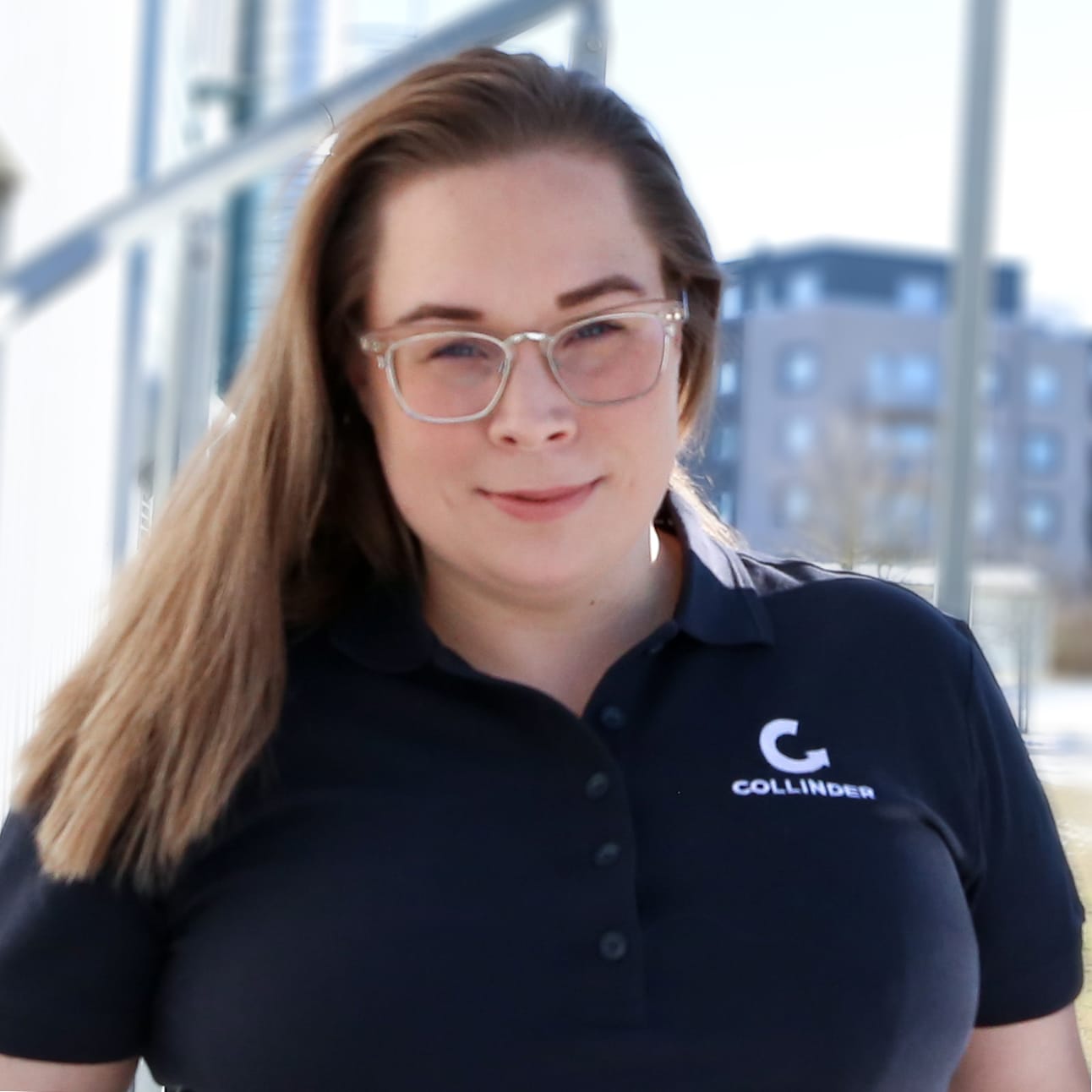 Porträtt på person