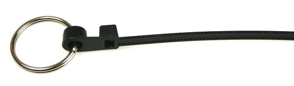 Svart buntband med ögla