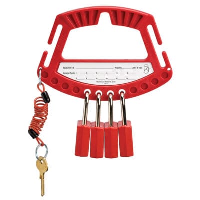 Hänglåshållare för säkerhetshänglås