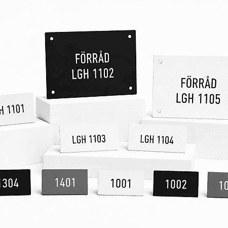 Flat signs