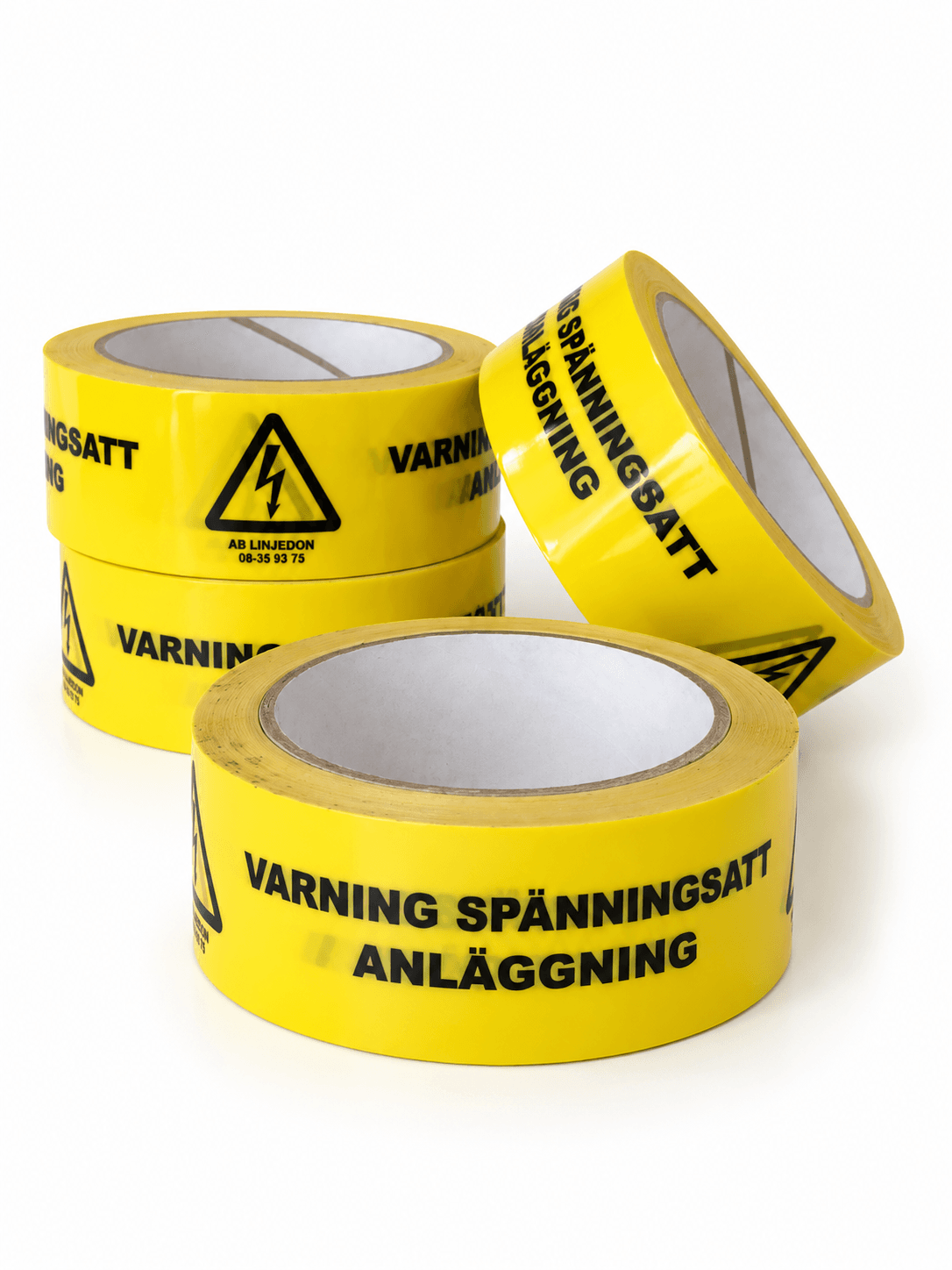 Varningstejp Spänningssatt anläggning - Image 4