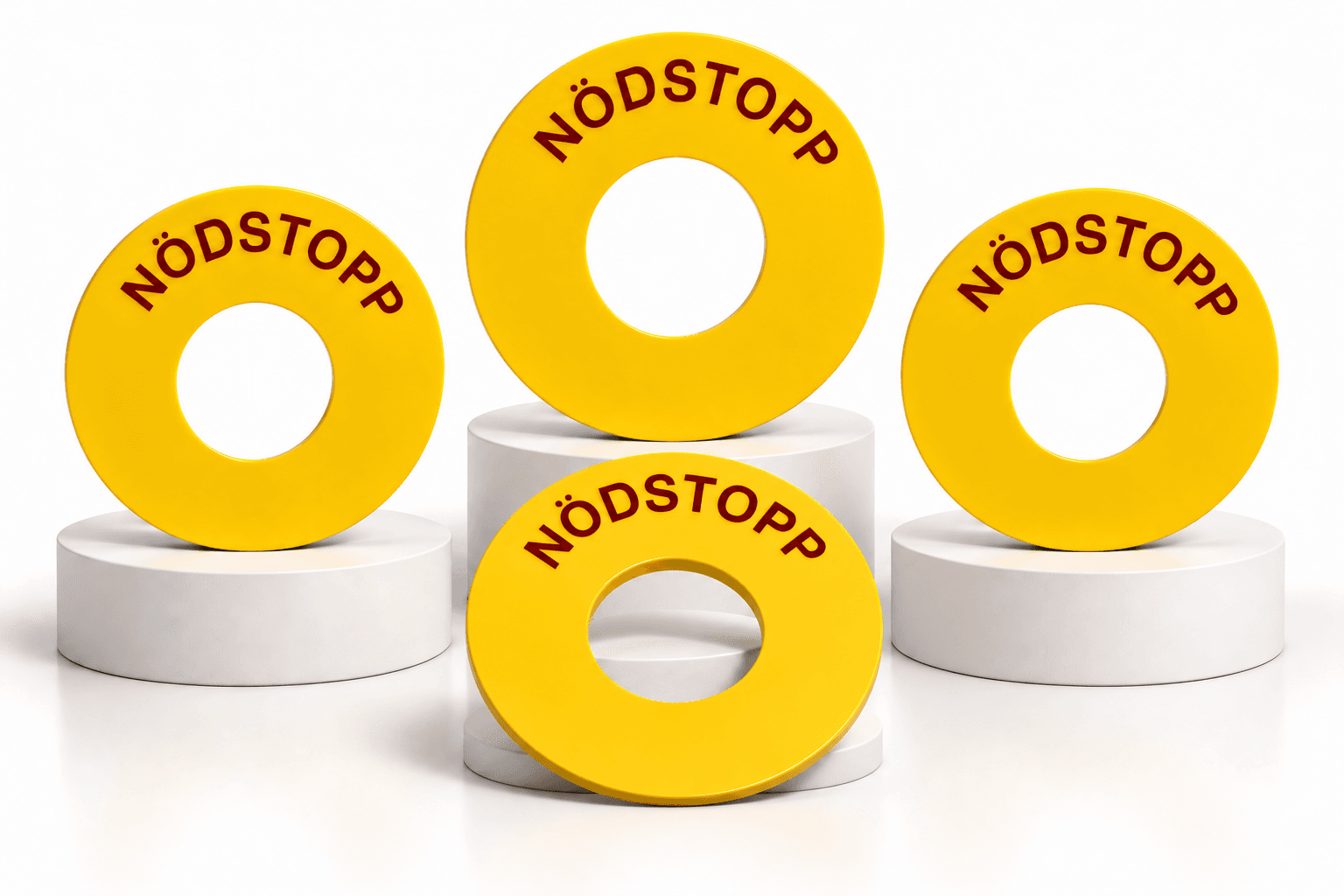 Nödstoppskyltar